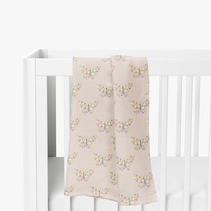 Papillon Paradise Collection 100% Organic Cotton Muslin Swaddle Pack Of  3