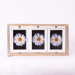 Spin & Frame Photo Frame- Gray & White - Photo frame | haus & kinder