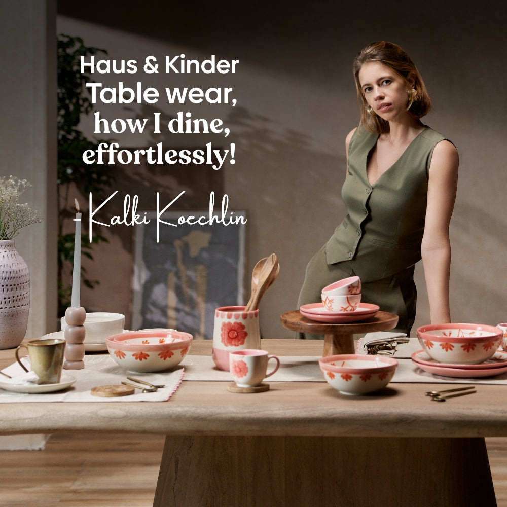 Botanique Clay Embroidered Table Runner, Taupe