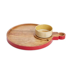 Color me Red Chip & Dip Platter - Chip and Dip board | haus & kinder