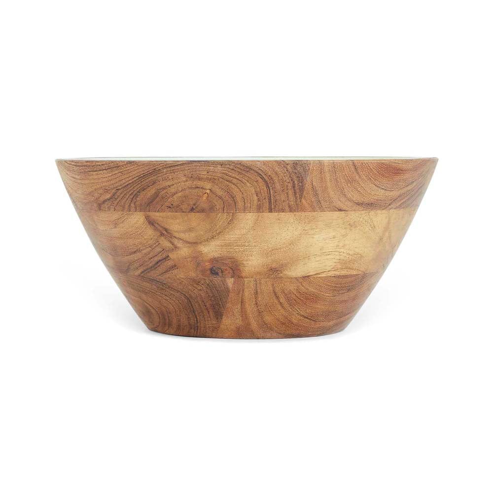 Bird and bloom wood Bowl, Large