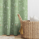 Sketchy Woodland Curtain Set