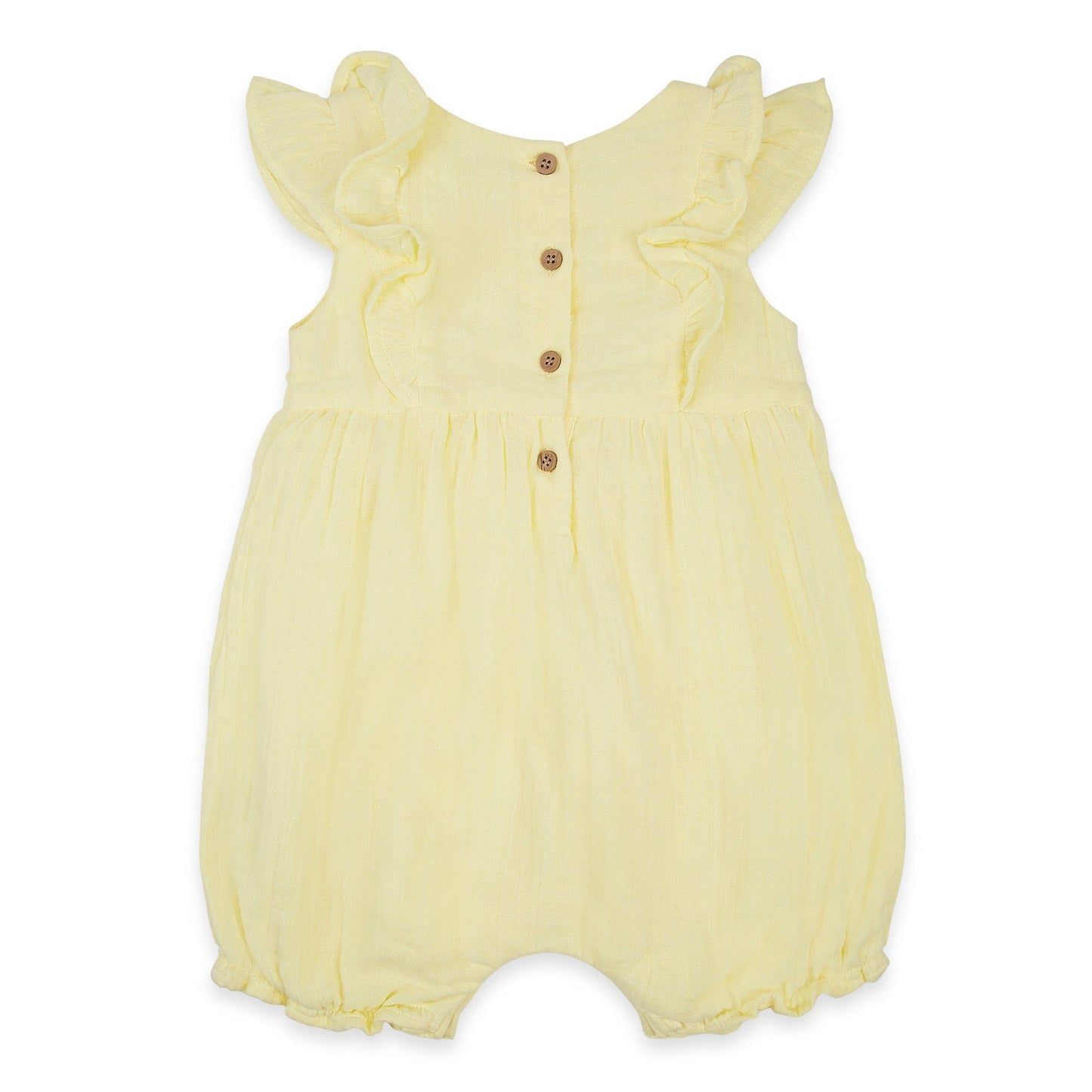 Girl Yellow Romper 0-12 Months