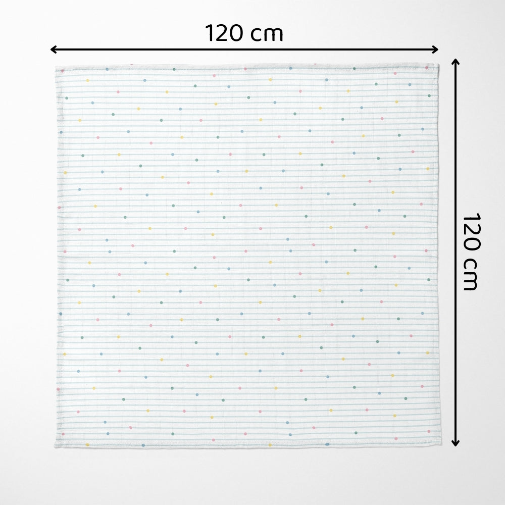 Twinkle Dreams  Collection Muslin Swaddle- Pack Of 3