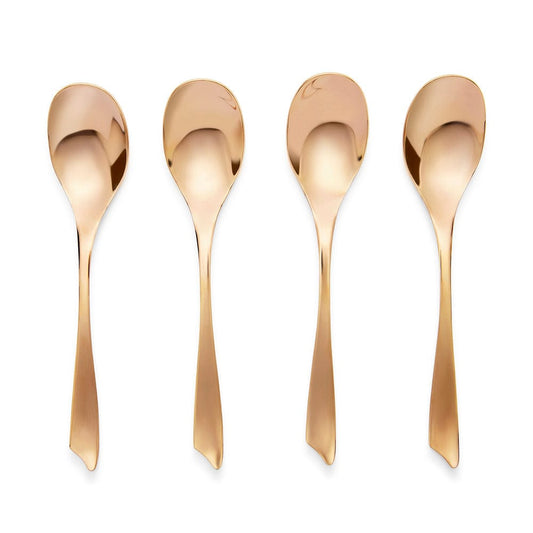 Classic Rose gold dinner spoon, set of 4