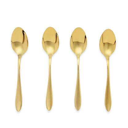 Stardust Champagne Gold stainless steel dinner spoon, set of 4