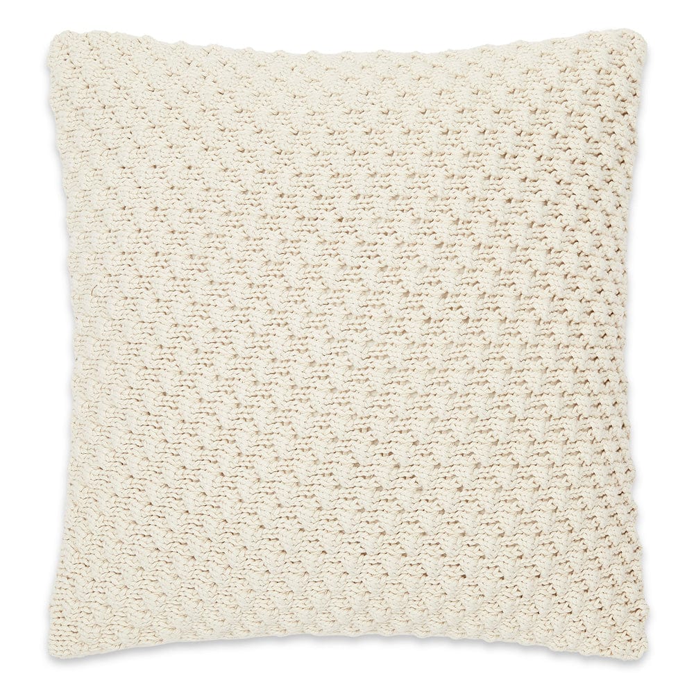 Knitted Bubble Natural Cushion Cover