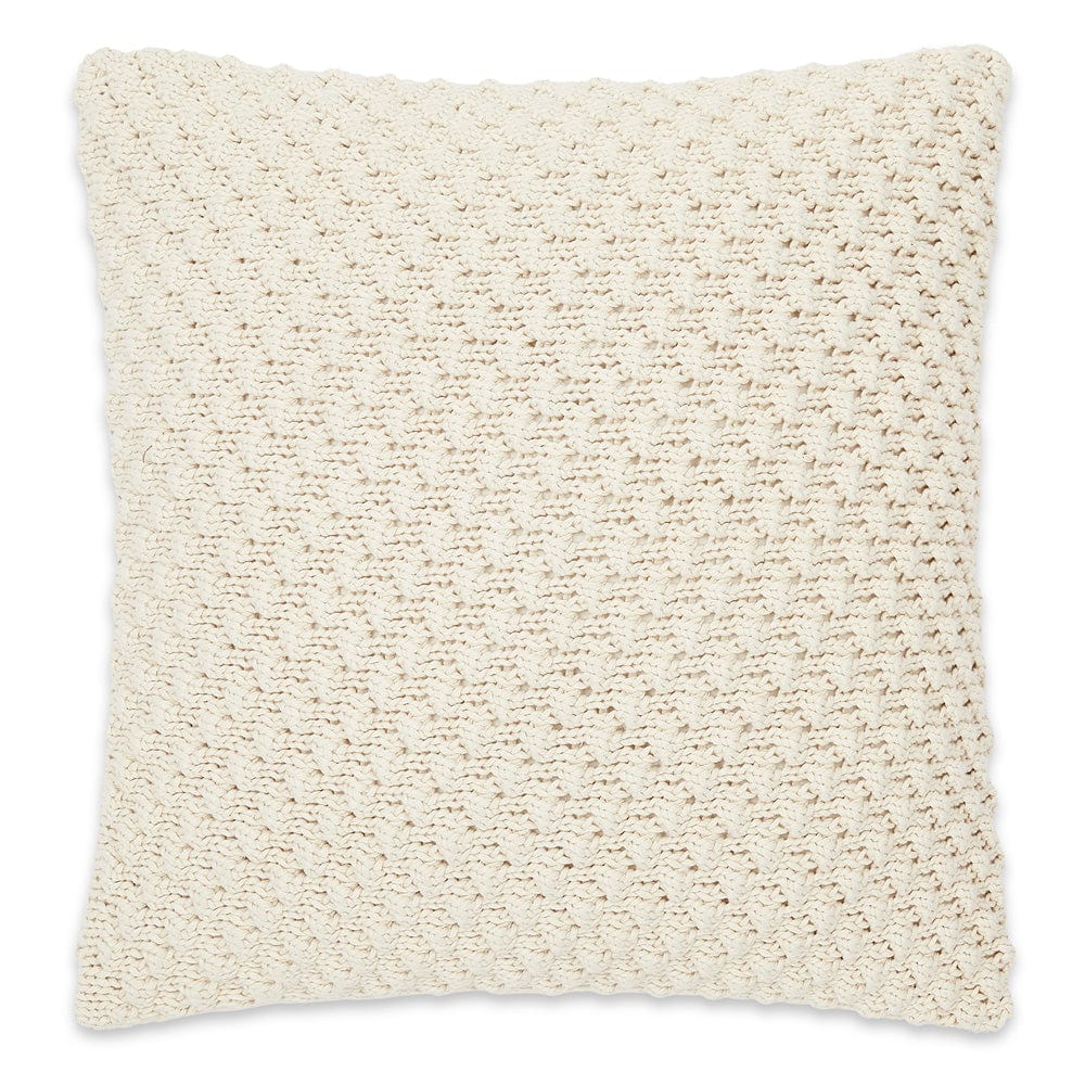 Knitted Bubble Natural Cushion Cover