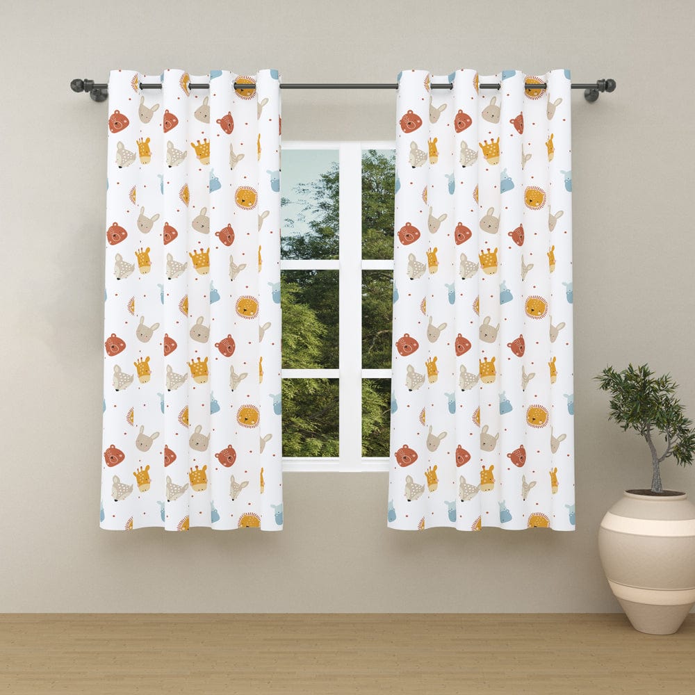 Furry Smiles Curtain Set