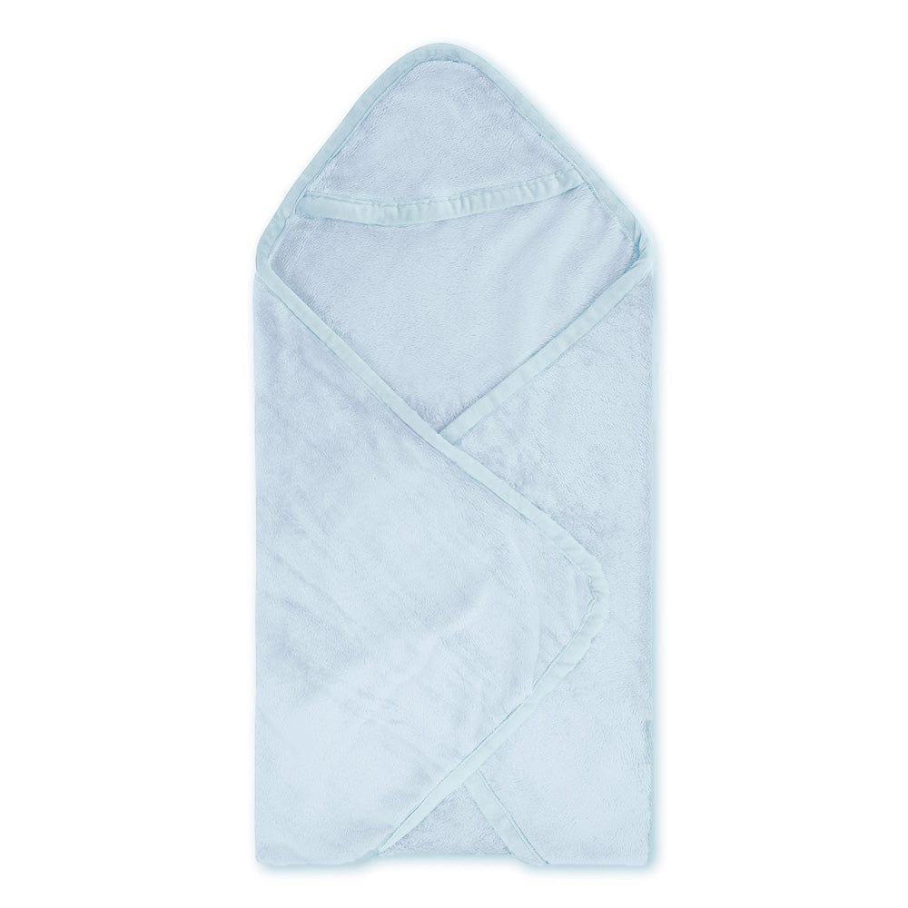 Super Soft Plush Baby hooded Flannel Blanket, Sky Blue