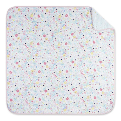 Little Bloom 100% Cotton Muslin Reversible Blanket for New Born Baby