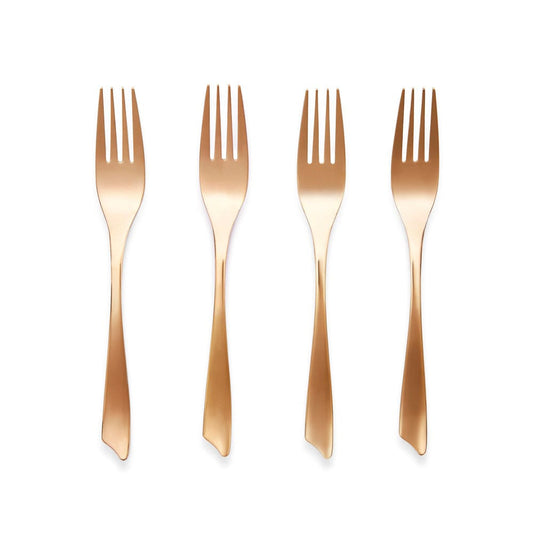 Classic Rose gold dinner fork, set of 4