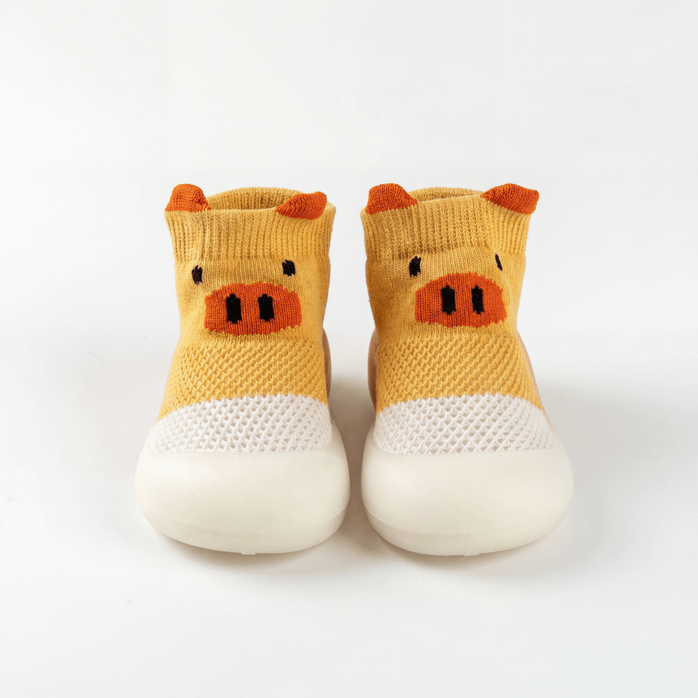 Honey Bear Baby Booties | 9-12 Months - baby booties | haus & kinder