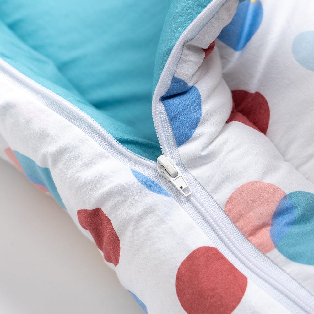 Cotton Carrier Nest / sleeping bag, Polka Dot ( Newborn - 3 Months)