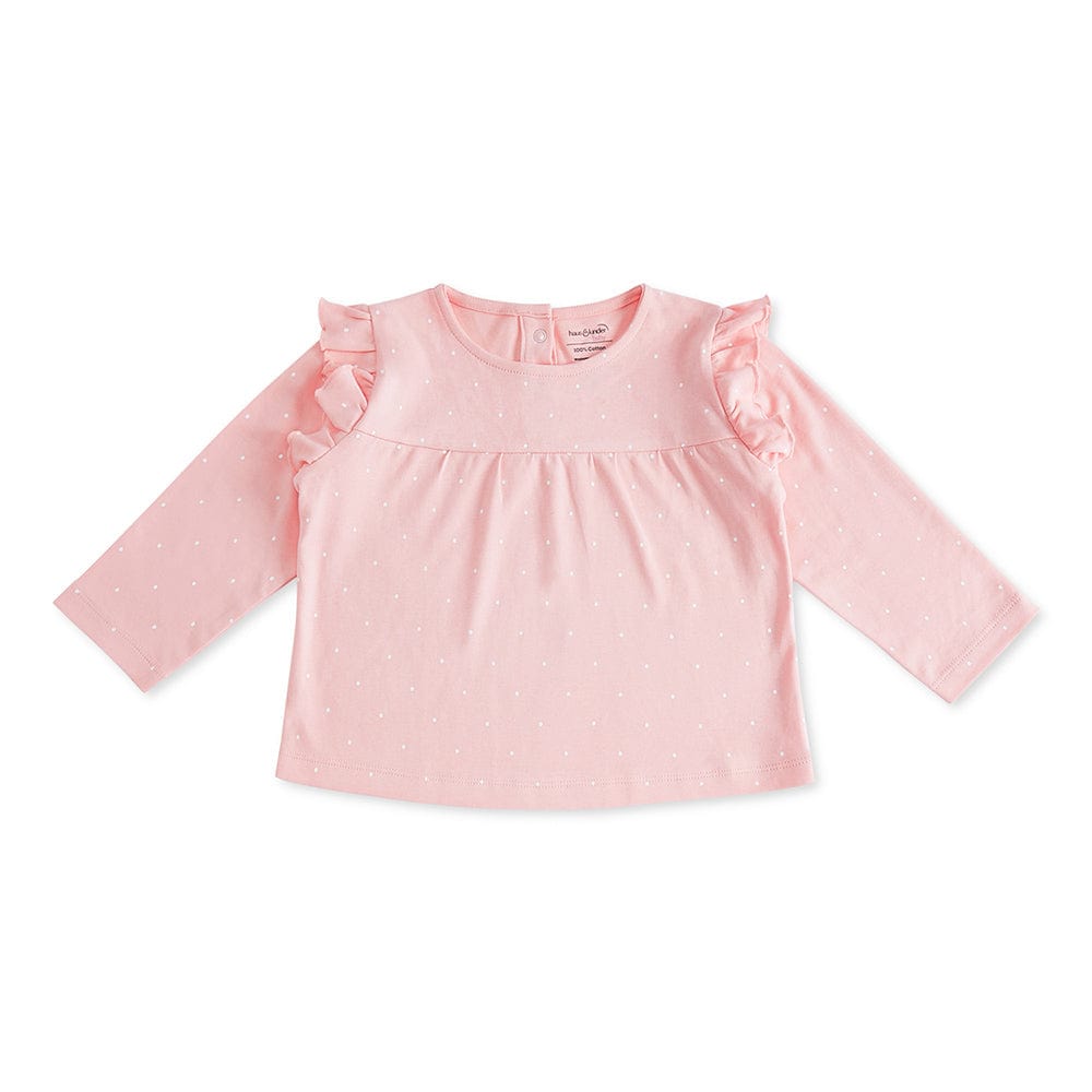 100% Cotton Full Sleeve Girl Top, Pink