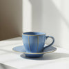 Nimbus Clay Cup & Saucer- Sky Blue