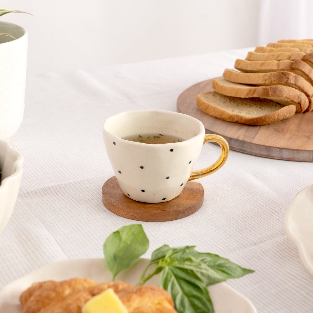 Lovestruck Polka ceramic cup, Set of 2