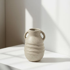 Warm Earth Off-White Terracotta Vase - Vase | haus & kinder