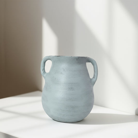 Warm Earth Terracotta Vase- Mint