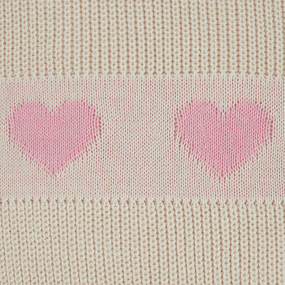 Blush Heart Duo : Pack of 2 Cushion Cover