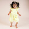 Girl Yellow Romper 0-12 Months