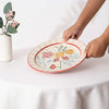 VM Sweet Ceramic Handpainted Plater, Multicolor