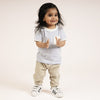 Boy Tshirt with Bottom, Blue-beige 6-24 Months