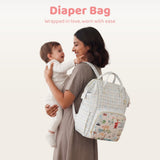 Chic Diaper Bag Backpack (Capacity - 20L) , Mom in Paris
