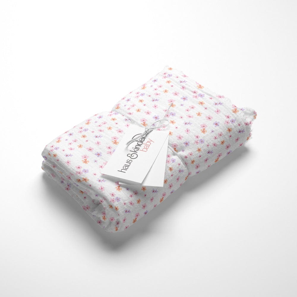 Papillon Paradise Collection 100% Organic Cotton Muslin Swaddle Pack Of  3