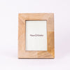 Abstract Grain Photo Frame- Natural Wood