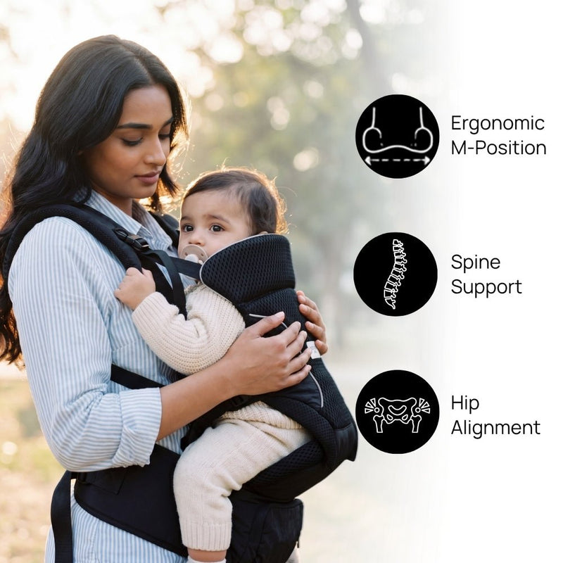 Kangaroo Nest 2-1 Baby Carrier, (6–36 Month) - 2 in 1 Baby Carrier | haus & kinder