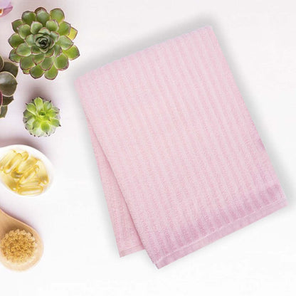 Kids Bath Towel - Pink & Grey