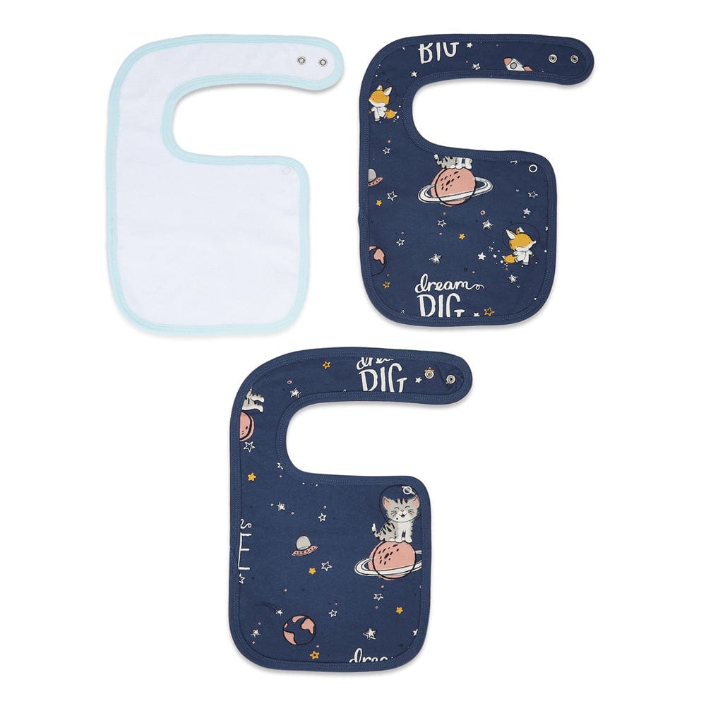 Galaxy Lagoon : Pack of 3 Bibs