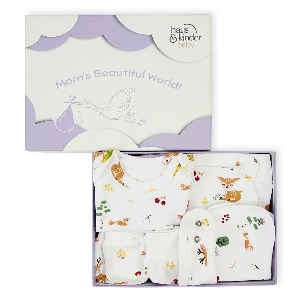 Adorable Attire Gift Set : Pack of 7 (Woodland Animal)