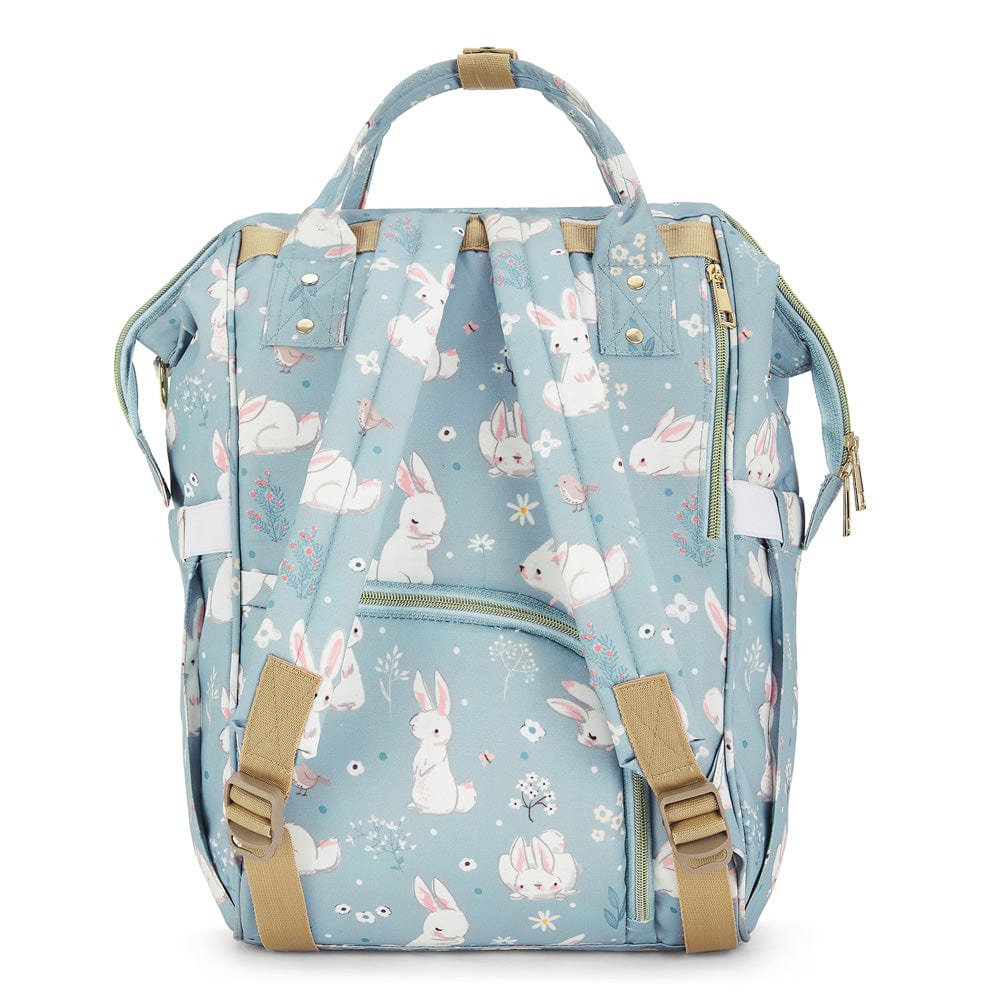 Art on Canvas - Chic Diaper Bag Backpack for New Parents (Capacity - 20L) , Hippity Hop