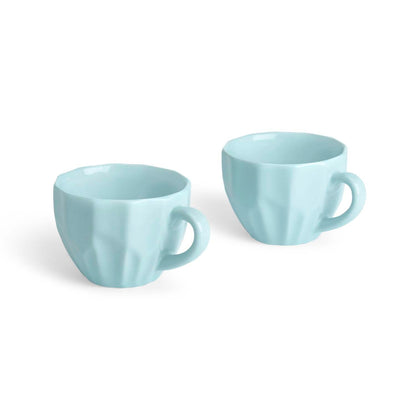 Bluewave ceramic cup, Set of 2