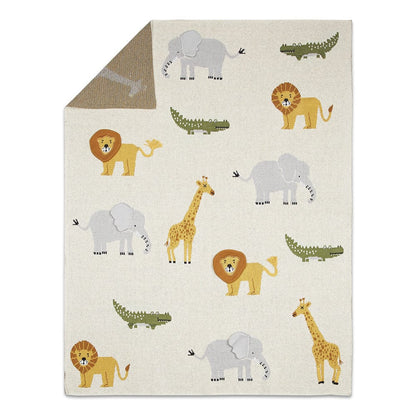 Jungle Party Cotton Knitted All Season AC Blanket