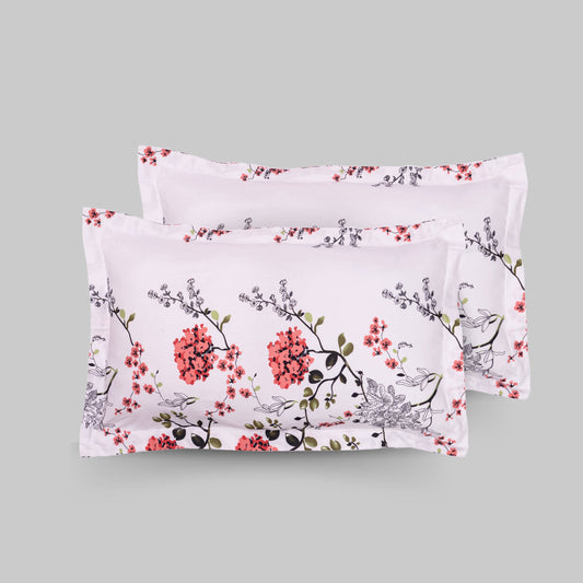 Victorian Summer Dream, Pack of 2 Pillow Covers, White