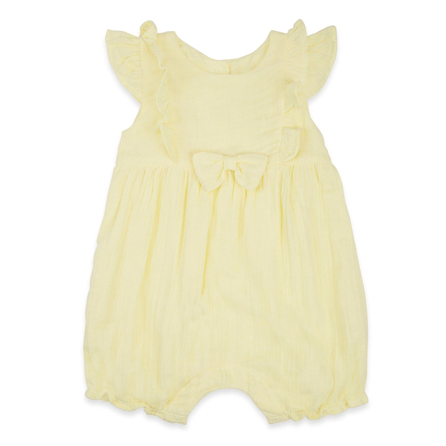 Girl Yellow Romper 0-12 Months