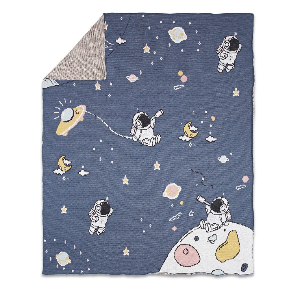 Spacewalk Cotton Knitted All Season AC Blanket