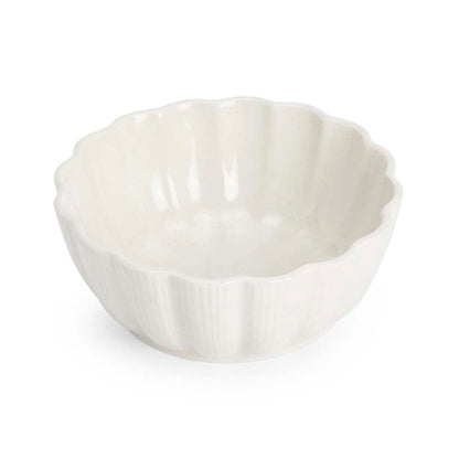 Moon Dancer serve bowl, Ivory