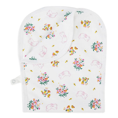 Safari Blossom : Pack of 2 burp cloth