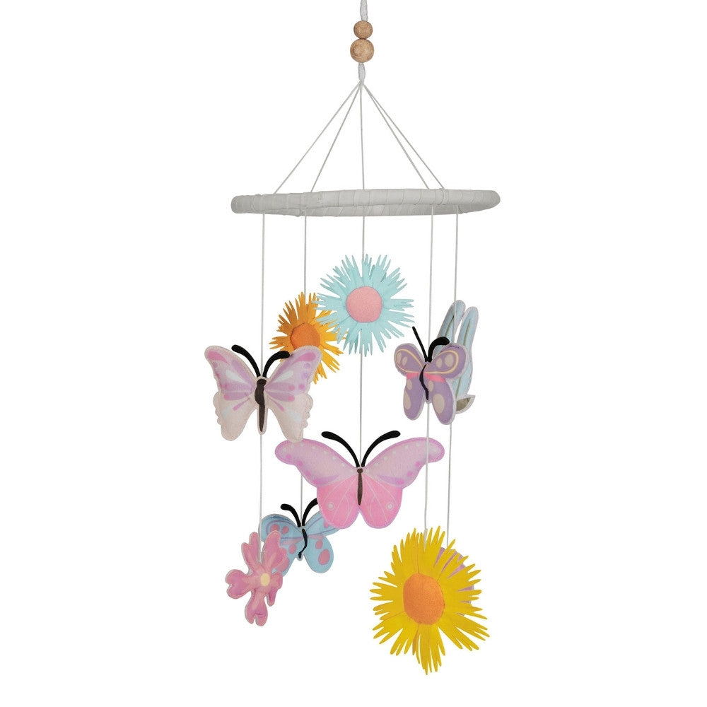Butterfly Garden Crib Mobile