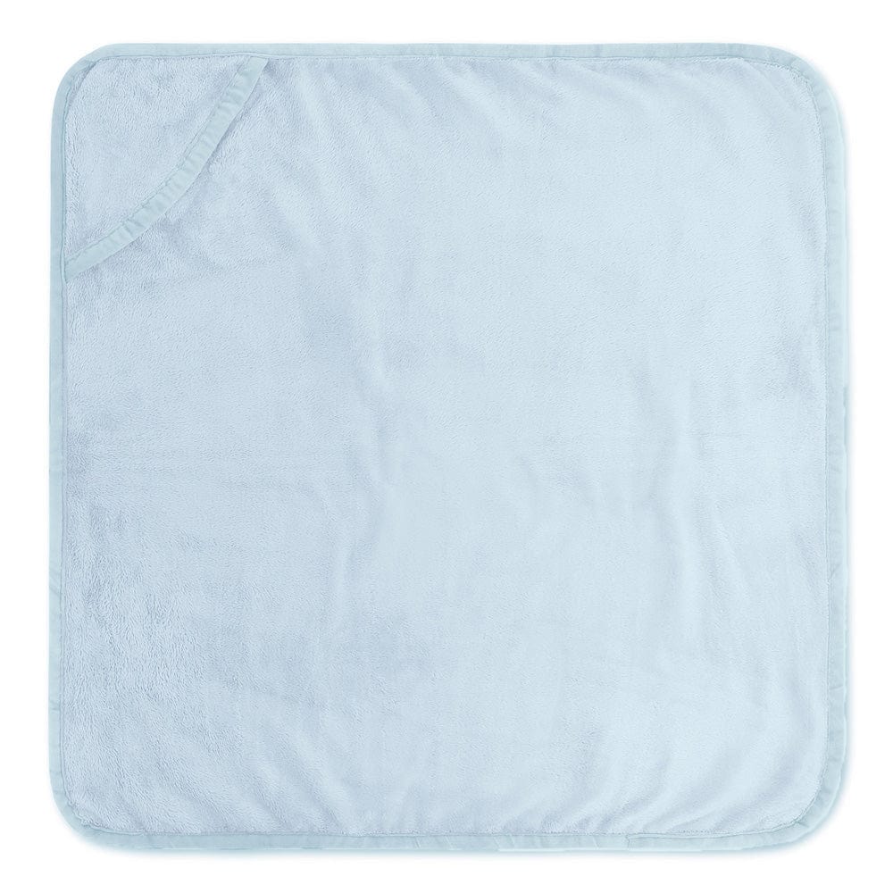 Super Soft Plush Baby hooded Flannel Blanket, Sky Blue