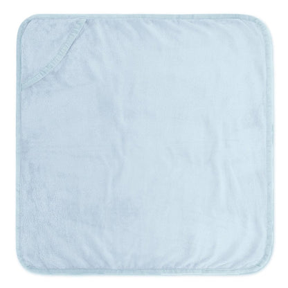 Super Soft Plush Baby hooded Flannel Blanket, Sky Blue