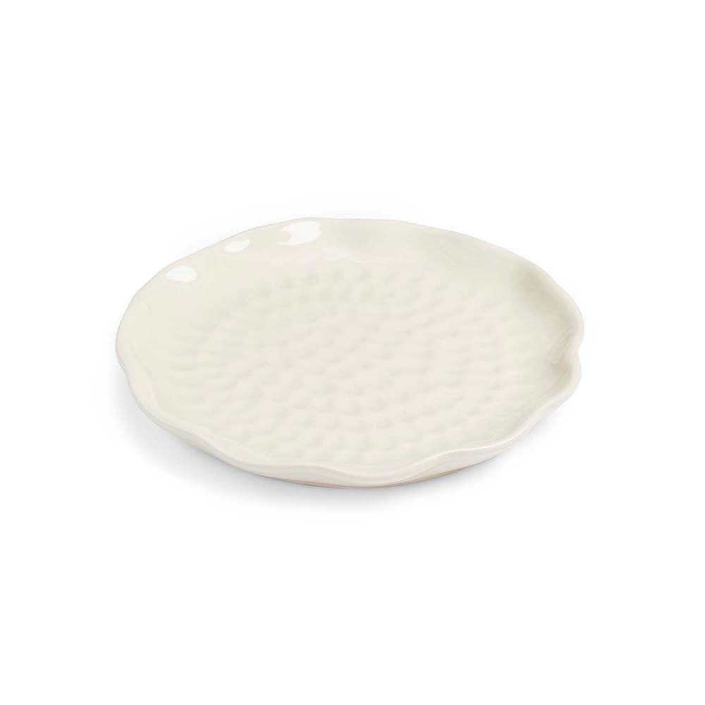 Moon Dancer Ceramic Side Plate, Ivory