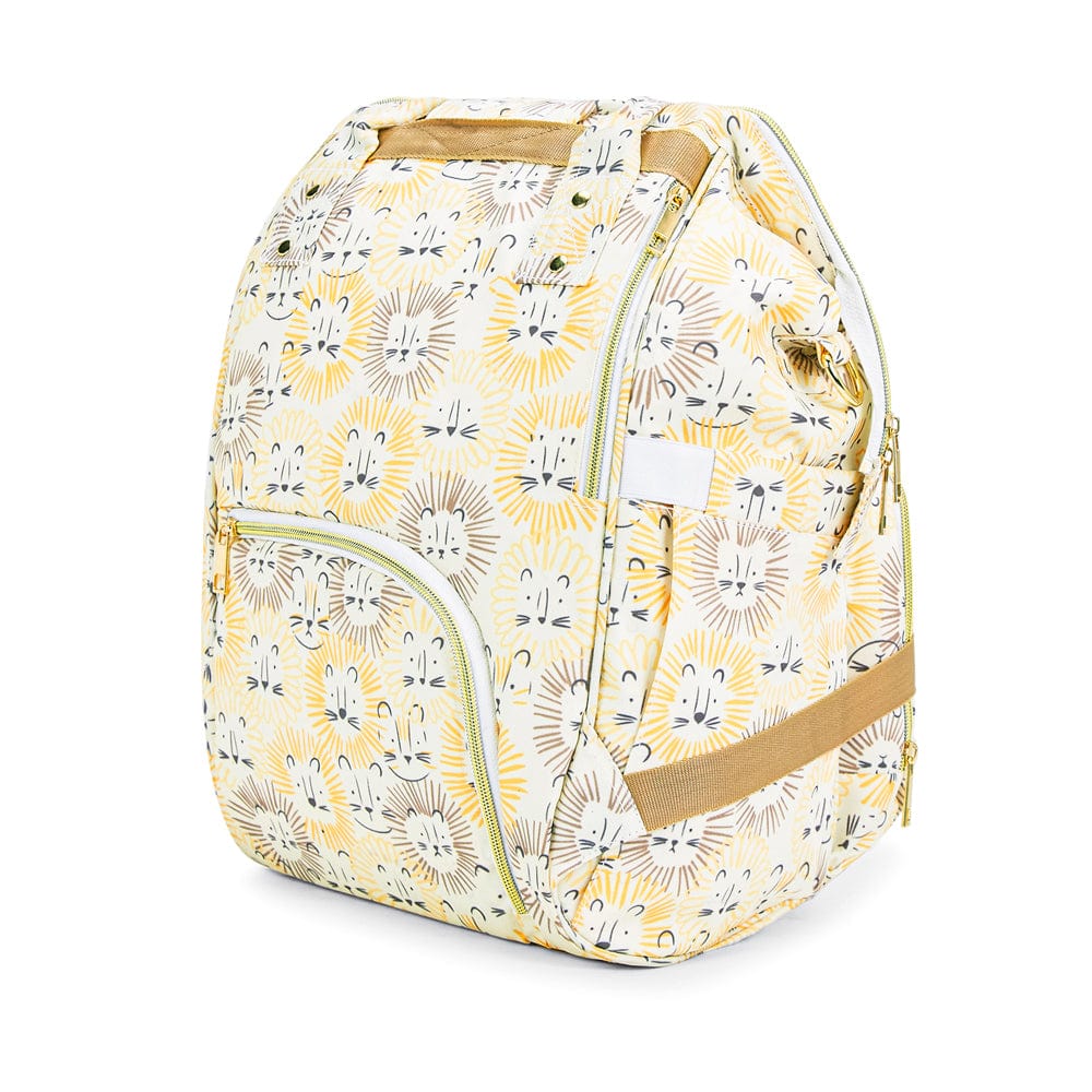 Art on Canvas - Chic Diaper Bag Backpack for New Parents (Capacity - 20L) , Roarsome