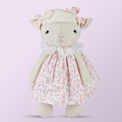 Woolly Cotton Lamb Rag doll