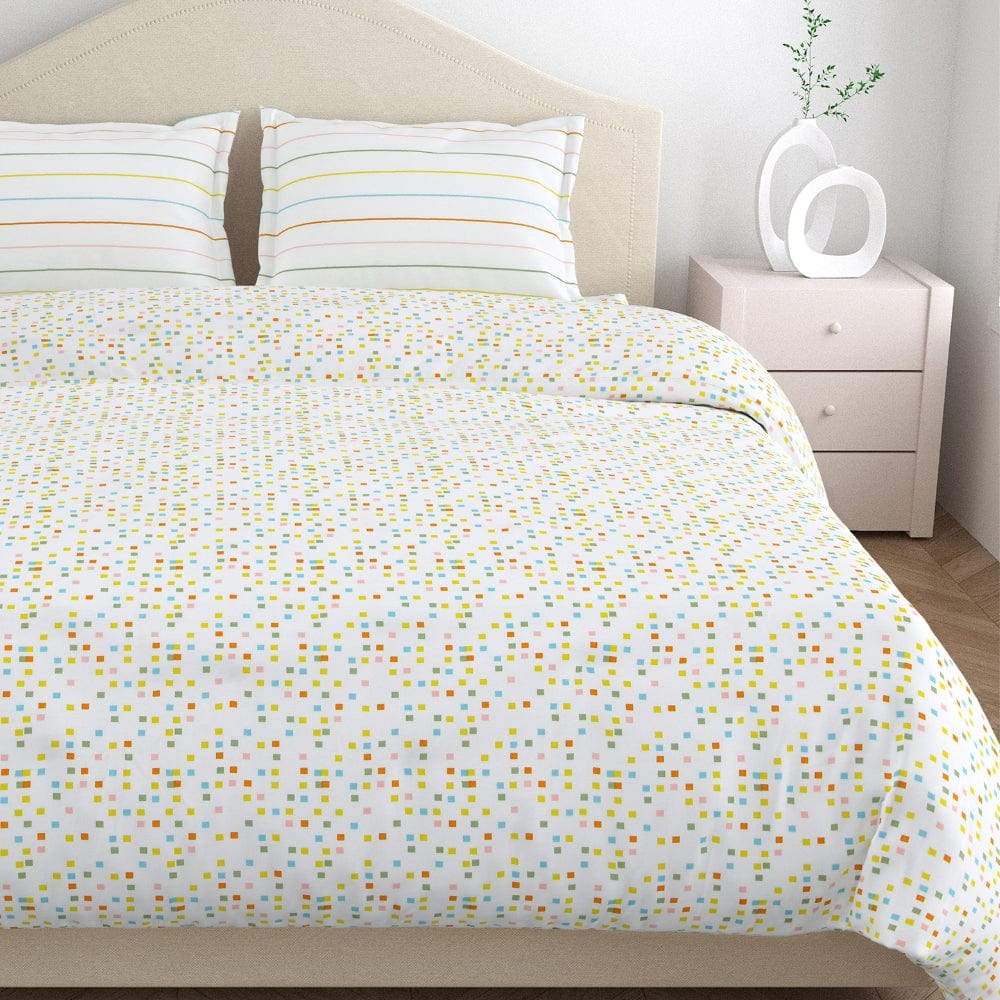 Radiant Symphony 100% Cotton King Size Bedsheet, 186 TC