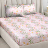 Blush Vineyard 100% Cotton Bedsheet, 186 TC